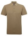 Heren Polo Asquith & Fox Polycotton Khaki